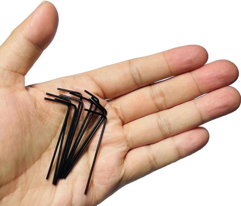 ZDingTech 10pcs 0.05 Allen Wrench sets,0.050 inch Allen Wrench,0.05 Hex Key,0.050 Hex Wrench allen key Door Key L Shaped 050 hex wrench set with Long Arm. - Image 5